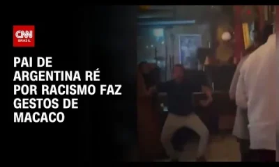 Pai de advogada indiciada por racismo faz gestos de macaco na Argentina e nega autoria de vídeo