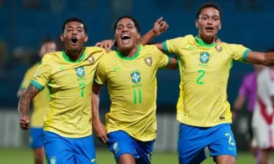 Crias de Cruzeiro e Atlético-MG protagonizam virada do Brasil contra o Peru no Sul-Americano Sub-17