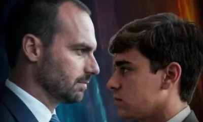 Eduardo Bolsonaro usa IA e polêmica com Nikolas Ferreira para engajar eleitores no exterior