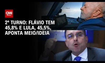 Pesquisa Meio/Ideia: Flávio Bolsonaro e Lula em Empate Técnico para Segundo Turno Presidencial