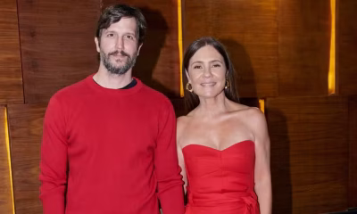 Adriana Esteves e Vladimir Brichta viralizam com gesto de acolhimento a mãe em aeroporto
