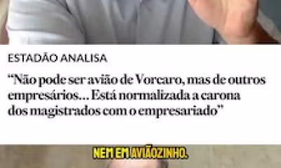 Gilmar Mendes viaja em avião de empresa ligada a Vorcaro após posse do irmão no MT