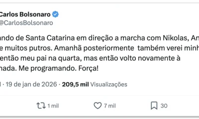 Aliados de Bolsonaro iniciam caminhada de 240 km por liberdade de presos e contra decisões do Judiciário