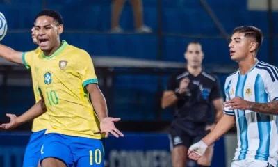 Atacante Riquelme, do Atlético, é destaque em vitória da Seleção Sub-17 sobre a Argentina no Paraguai
