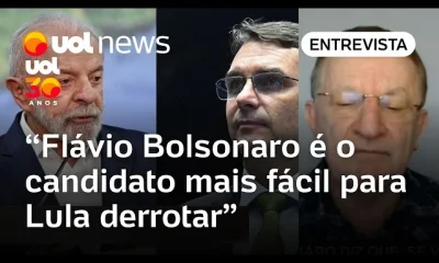 Flávio Bolsonaro promete subir rampa do Planalto com pai, caso vença eleições e altere status jurídico de Bolsonaro