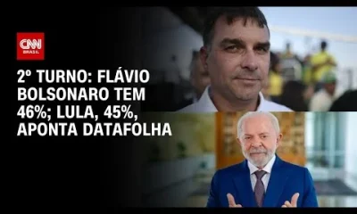 Datafolha: Flávio Bolsonaro e Lula em empate técnico para 2026, revela nova pesquisa eleitoral