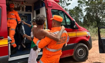Homem é resgatado após 4 dias perdido em mata em Três Marias, MG, bebendo água suja