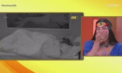 Marciele reage chocada a vídeo de Jordana e Jonas Sulzbach juntos no edredom no BBB 26