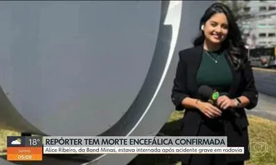 Band Minas confirma morte encefálica de repórter Alice Ribeiro após grave acidente na BR-381