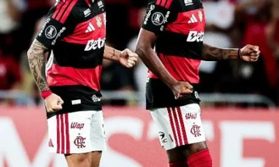 Jardim exalta peso histórico de Arrascaeta e Bruno Henrique em goleada do Flamengo na Libertadores