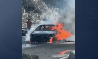 Explosão de carreta com combustível causa mortes e interdição na Rodovia Dutra, em Barra Mansa
