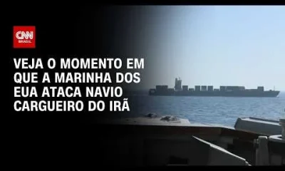Marinha dos EUA dispara contra navio cargueiro iraniano que tentou furar bloqueio naval no Golfo de Omã