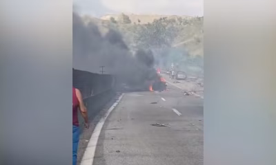Explosão de Caminhão-Tanque na Via Dutra Causa Tragédia com Dois Mortos e Interdição Total