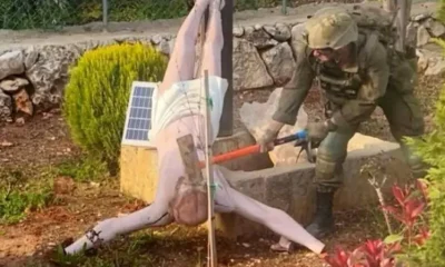 Soldado israelense vandaliza estátua de Jesus no Líbano, gerando revolta e pedidos de desculpas