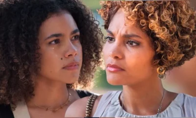 Três Graças: Arminda descobre paternidade de Ferette e Joelly pressiona Lena sobre bebê