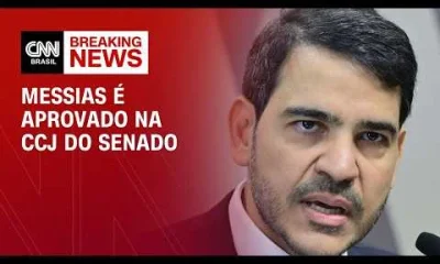 CCJ do Senado aprova Jorge Messias para o STF; indicação segue para votação em plenário