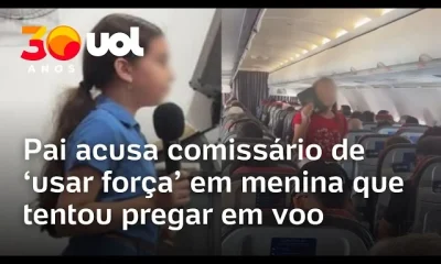 Vídeo de Menina Pregadora em Voo Viraliza; Pai Acusa Comissário de Agressão em Embarque