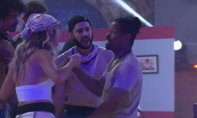 Leandro celebra entrada na Festa do Líder após desafio Barrado no Baile: 'Isso aqui é Bahia!'