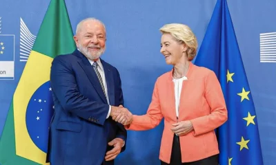 Von der Leyen celebra acordo Mercosul-UE e agradece a Lula e líderes sul-americanos por parceria comercial