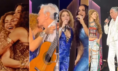Anitta, Caetano, Bethânia e Ivete Sangalo celebram parceria com Shakira em show histórico no Rio: 'Incrível'