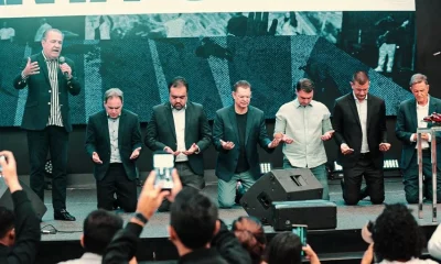Associação pede inelegibilidade de Flávio Bolsonaro e multa para Silas Malafaia após culto com tom eleitoral
