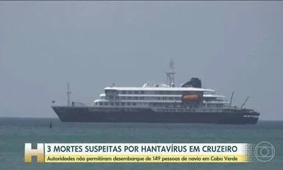 OMS suspeita de hantavírus em cruzeiro com mortes e busca passageiros de voo internacional