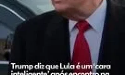 Trump elogia Lula como "bom homem" e "inteligente" após encontro na Casa Branca e discute tarifas comerciais