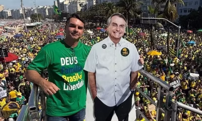 Flávio Bolsonaro mira vice mulher e cogita cargo para pai em eventual governo