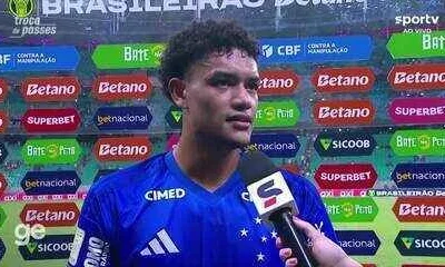 Kaique Kenji dedica gol decisivo pelo Cruzeiro ao filho de William, internado na UTI, e pede orações