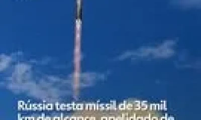 Rússia Completa Teste Final do Míssil 'Satanás' com Alcance Global e Previsão de Lançamento até Fim de 2024