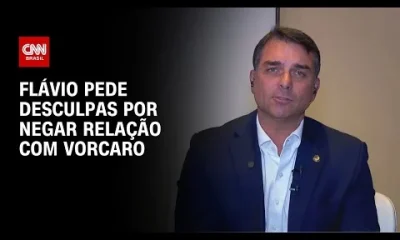 Flávio Bolsonaro pede desculpas por negar relação com banqueiro Vorcaro em financiamento de filme sobre Bolsonaro