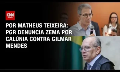 PGR denuncia Romeu Zema ao STJ por calúnia contra Gilmar Mendes após vídeo com fantoches